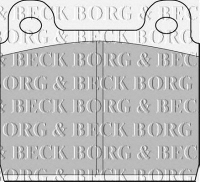 BORG & BECK bbp1041 -  Комплект тормозных колодок, дисковый тормоз